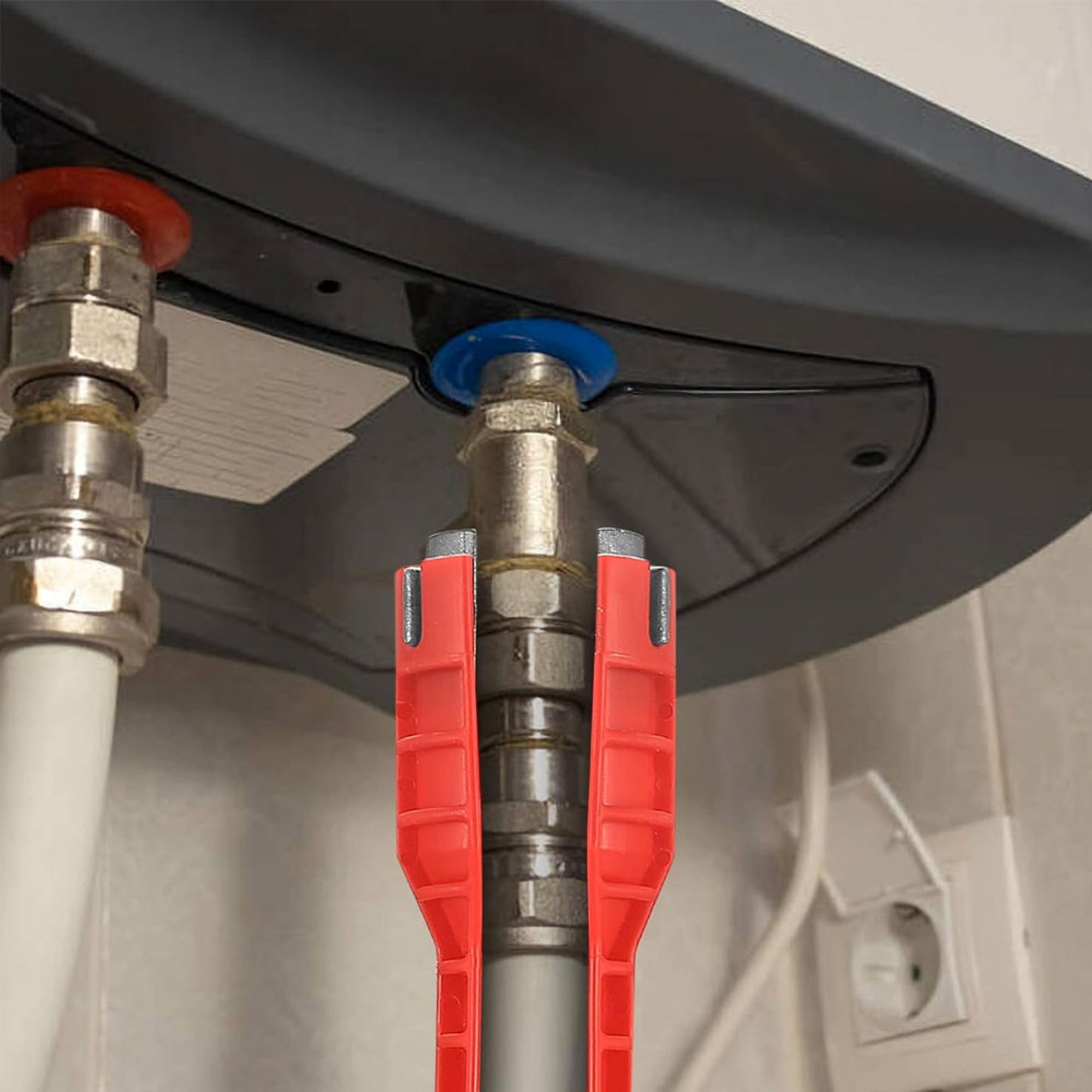 Gray helmet for bikers