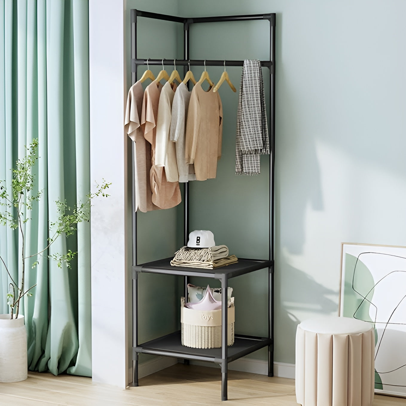 Perchero Esquinero Armable