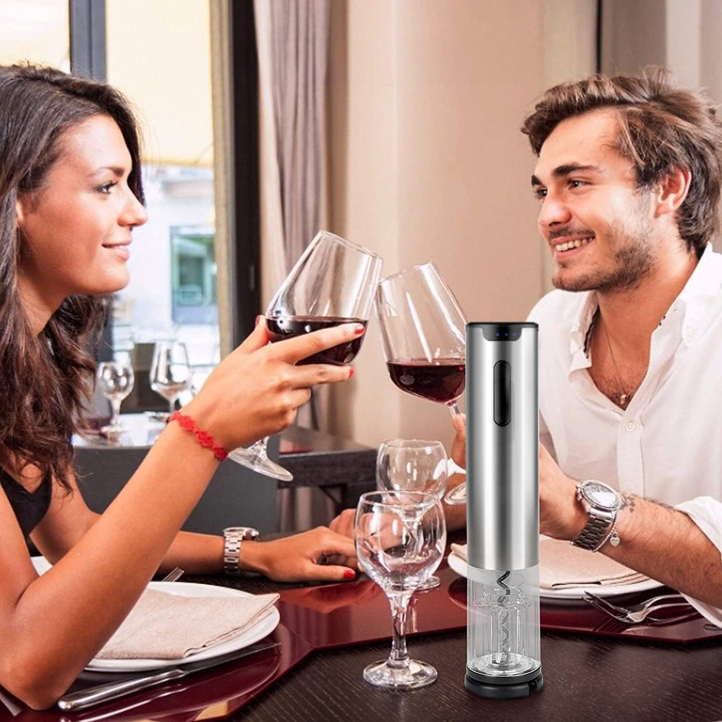 Sacacorchos eléctrico recargable EasyPull®