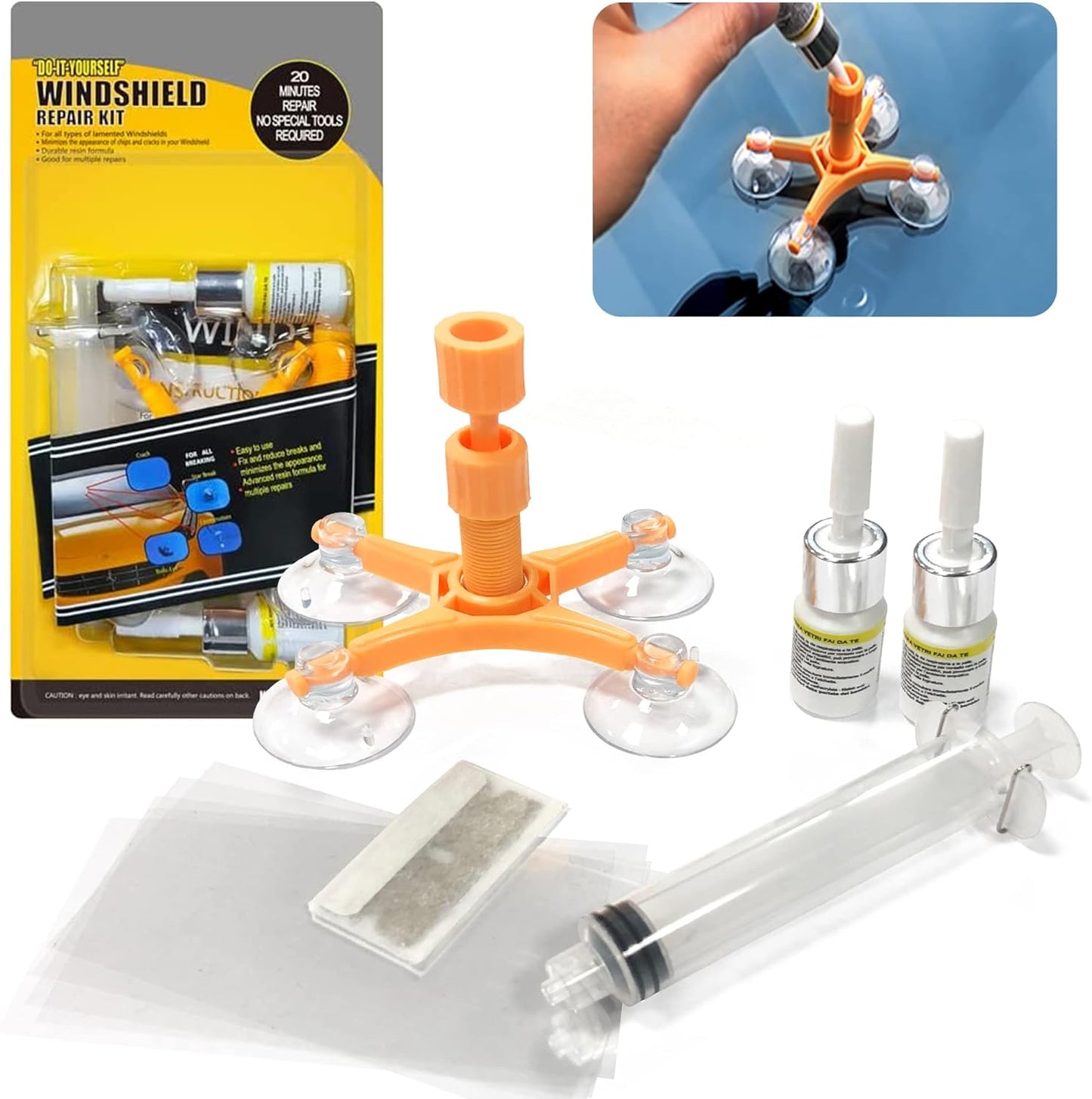 Kit Reparador de Grietas de Vidrio WindShield®