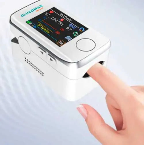 OXIMETRO MEDIDOR DE GLUCOSA GLUCOMAX®