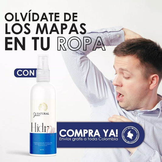 ANTITRANSPIRANTE HIDROFF® PARA SUDORACIÓN EXCESIVA