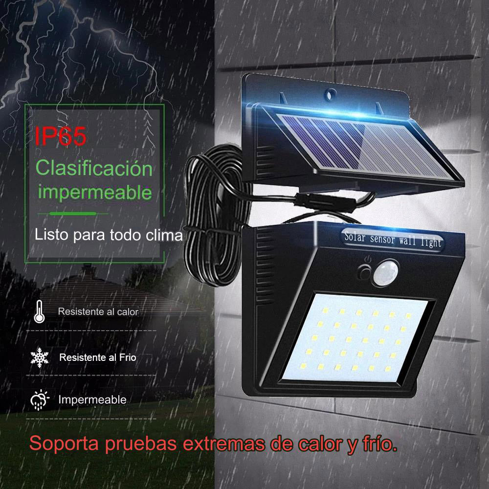 Lampara Solar Recargable Con Sensor EcoLight®