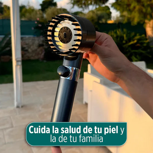 CABEZAL DE DUCHA CON FILTRO DE 6 NIVELES