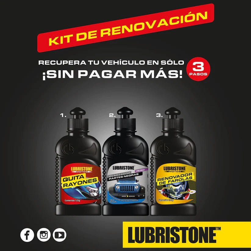 KIT DE RENOVACIÓN LUBRISTONE x3 +SHAMPOO GRATIS
