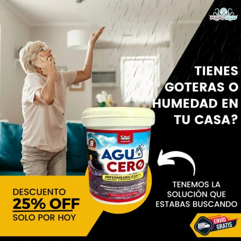 Sellador Agua Cero® Para fugas y humedad