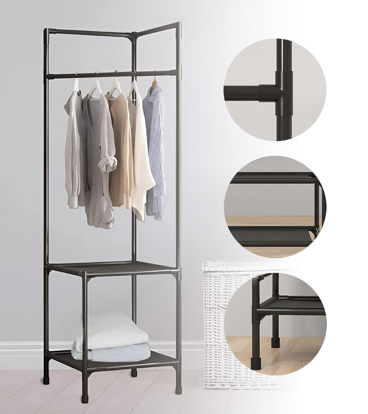 Perchero Esquinero Armable