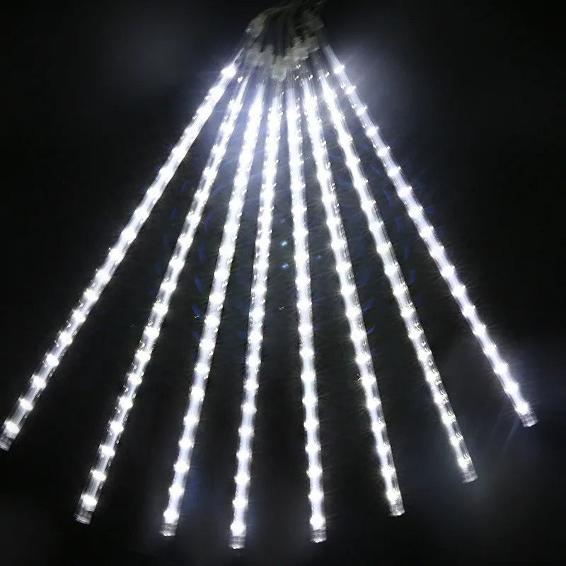 Luces Led Lagrima Meteoro x 8 und