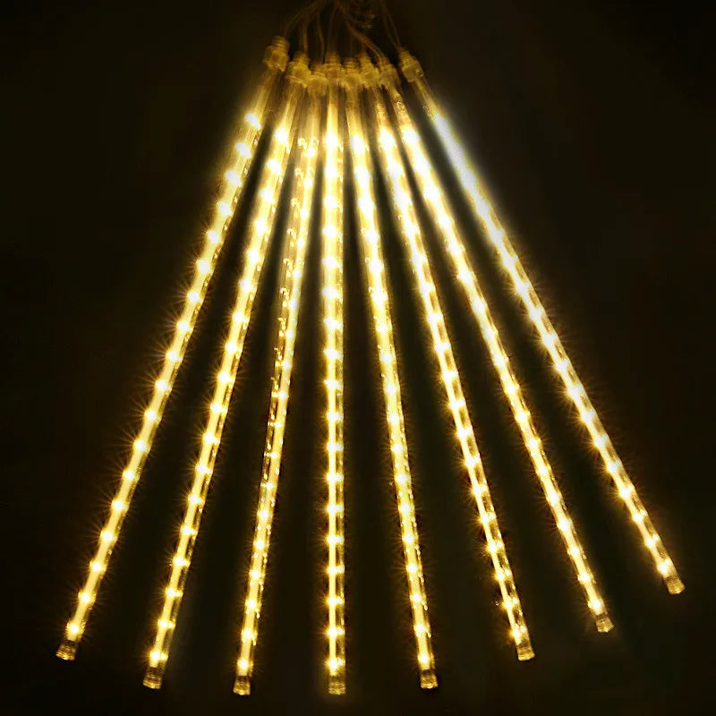Luces Led Lagrima Meteoro x 8 und
