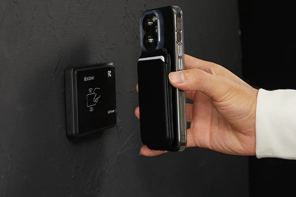Billetera de cuero magsafe para IPHONE
