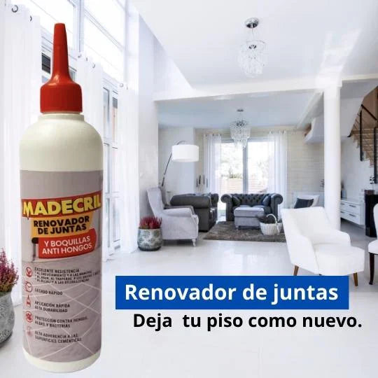 MADECRIL | Sellador Impermeable para Juntas, Esquinas y Grietas