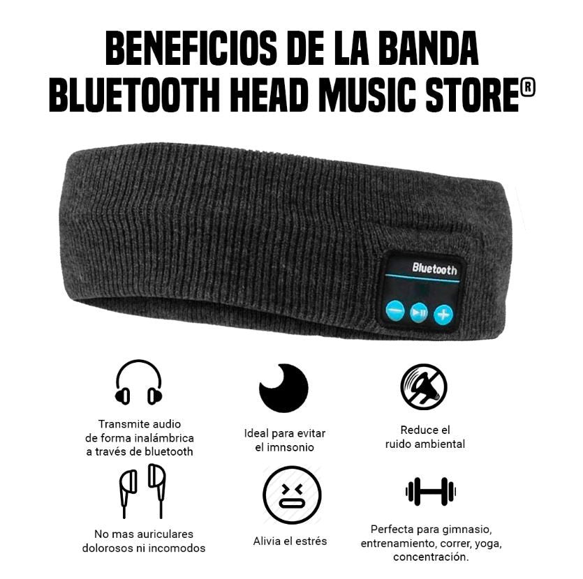 Bandana bluetooth para dormir y hacer ejercicio