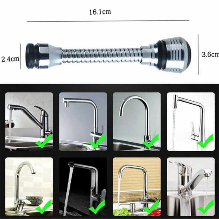 Grifo adaptable de lujo extensible