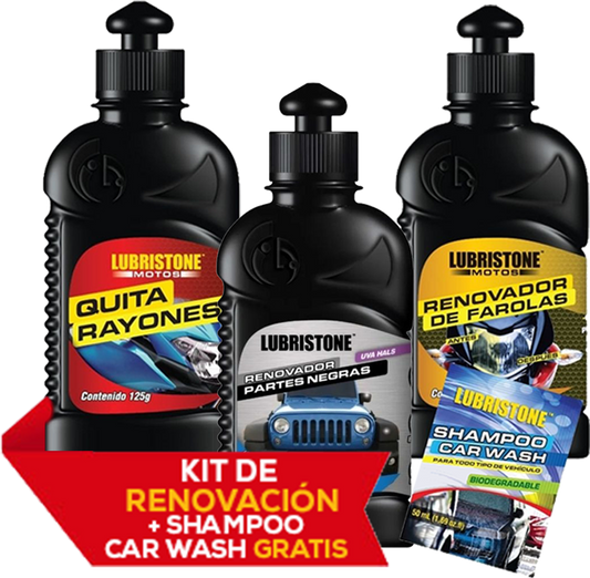 KIT DE RENOVACIÓN LUBRISTONE x3 +SHAMPOO GRATIS