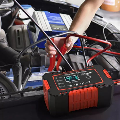 Cargador portátil 12V para carro y moto: revive tu batería donde sea, cuando sea.
