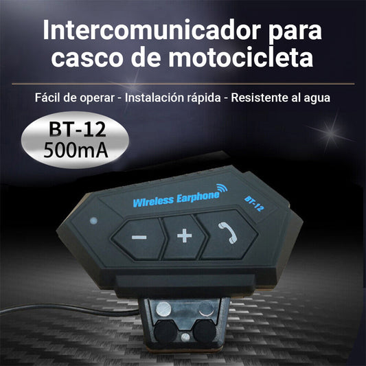 Intercomunicador BT12 Auriculares Moto RideMate®